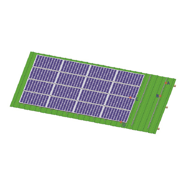 斜彩鋼屋頂光伏支架